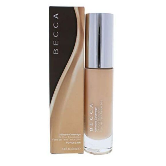 NIB BECCA Ultimate Coverage 24 Hour Foundation - 1N2 Porcelain 1.0 fl. oz. - Picture 1 of 9